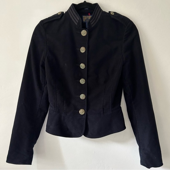 Vintage Ralph Lauren POLO Jeans Co Military Crop Blazer Size XS - Picture 10 of 10